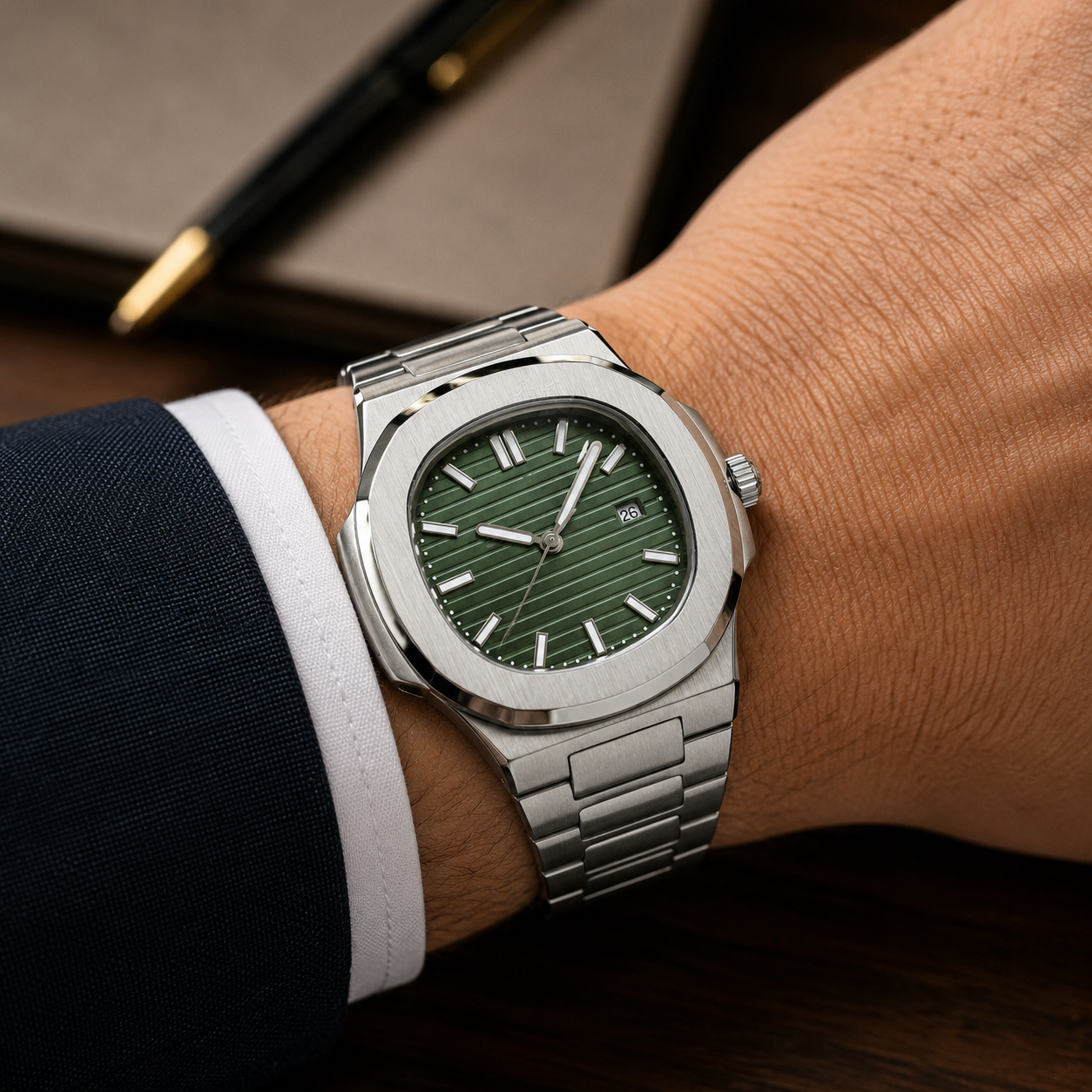 Trevalen Emerald Steel Automatic